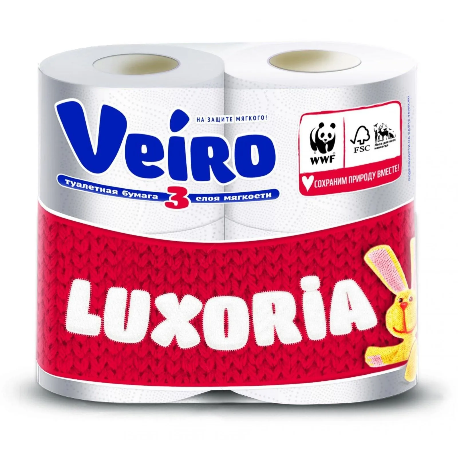 бумага туалетная Виеро Luxoria.3хсл/4 от производителя в Кирова