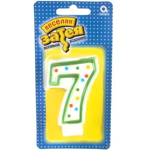 свечи д/торта  Цифры "7" от производителя в Кирова