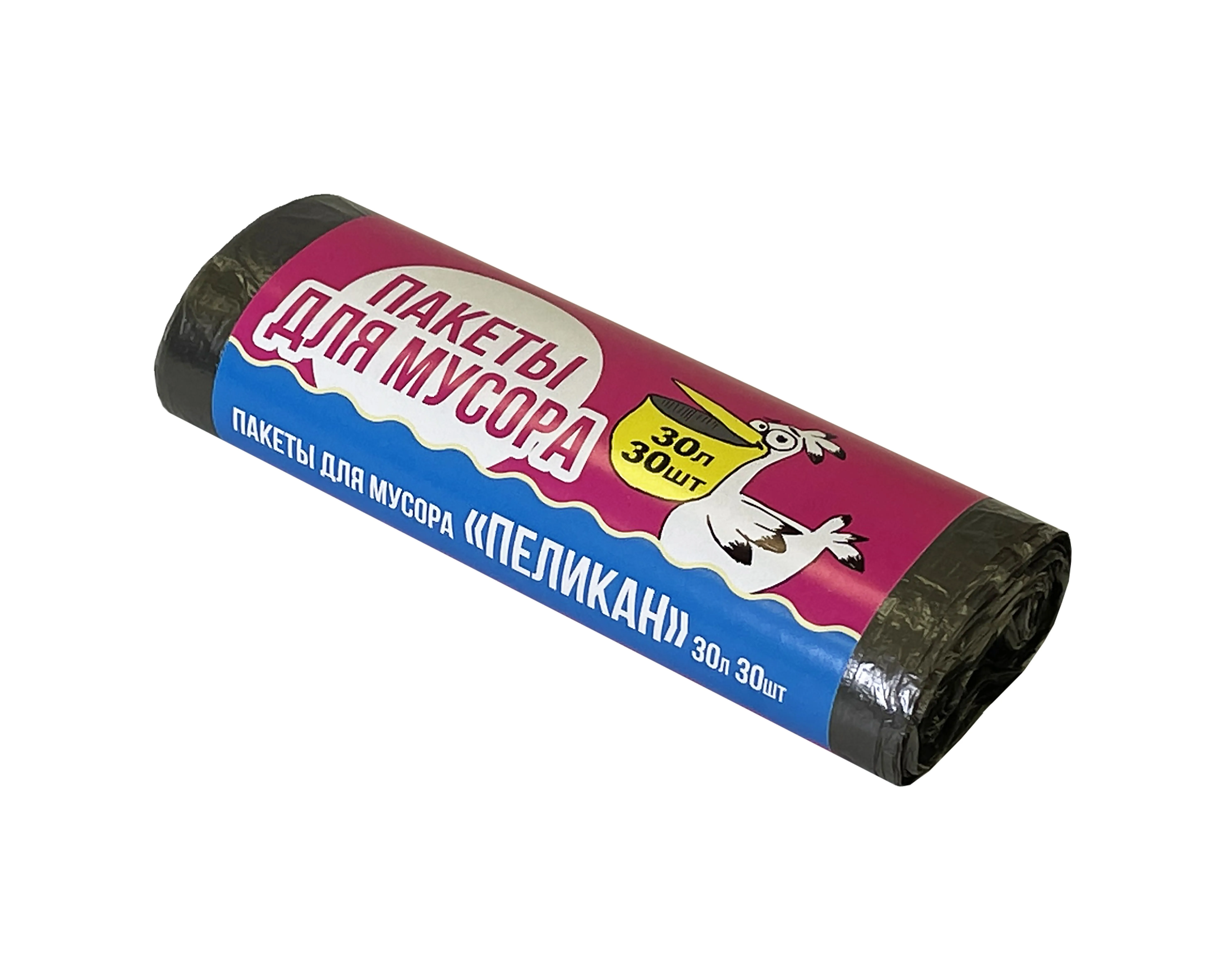 пакеты д/мусора 30л 30шт "Пеликан" 2А Нов от производителя в Кирова