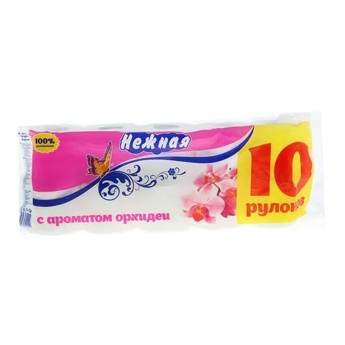 бумага туалетная НЕЖНАЯ аромат.2-сл/10 от производителя в Кирова
