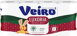 бумага туалетная Виеро Luxх 3хсл/8 аромат. от производителя в Кирова